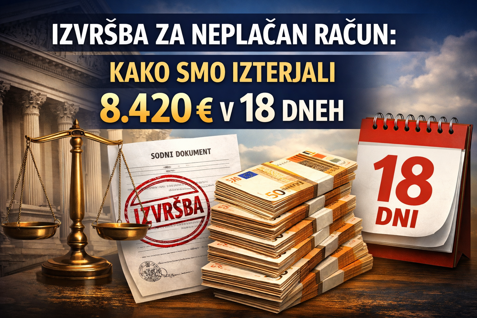 izvršba za neplačan račun